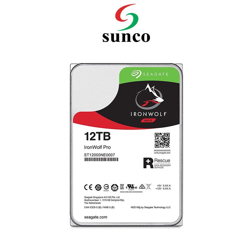 Ổ cứng HDD Seagate Ironwolf Pro 12TB Ổ cứng HDD Seagate Ironwolf Pro 12TB