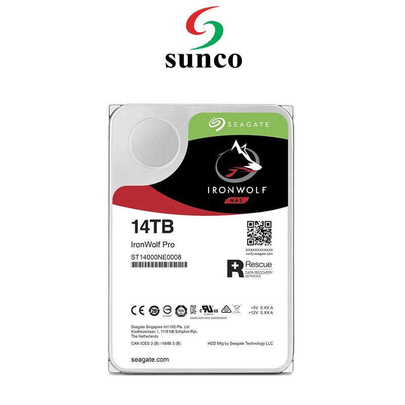 Ổ cứng HDD Seagate Ironwolf Pro 14TB