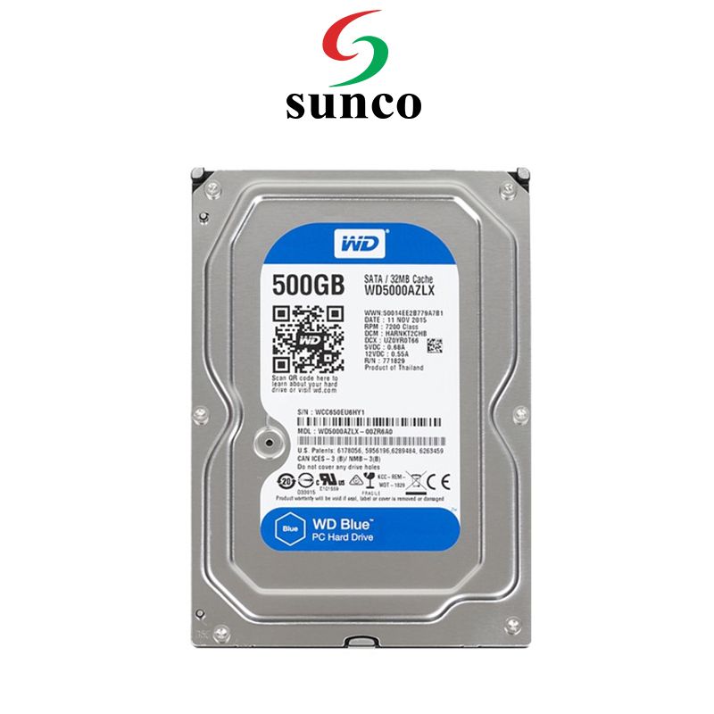 Ổ cứng HDD Western Caviar Blue 500GB Ổ cứng HDD Western Caviar Blue 500GB