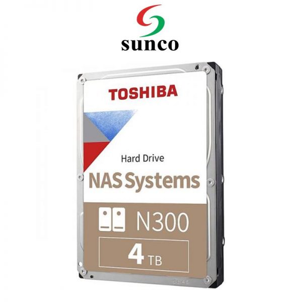 Ổ cứng HDD TOSHIBA N300 NAS 4TB SATA3 7200RPM 256MB