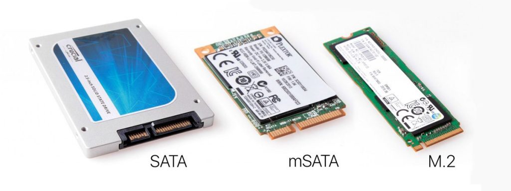 Hình ảnh các loại SSD